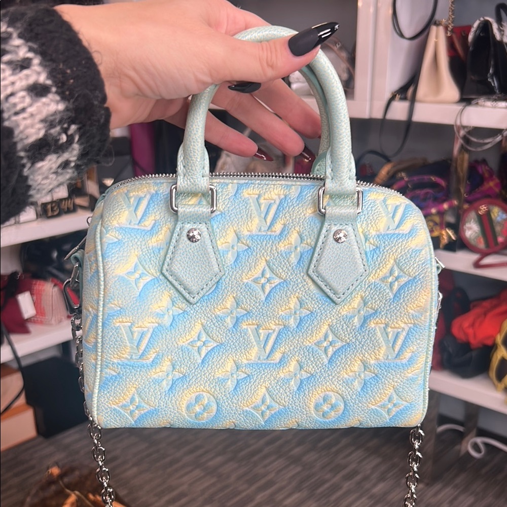Louis Vuitton Mini Bag in Blue and Yellow